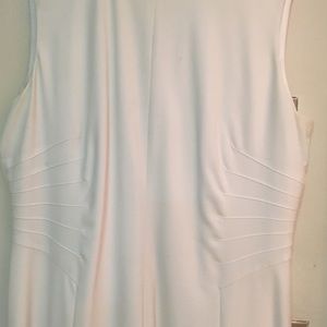 All White Calvin Klein Dress